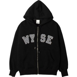 와이즈 WYSE 컬리지 후드집업 Ve2 블랙 WSB2FWHZ38ABK 231786