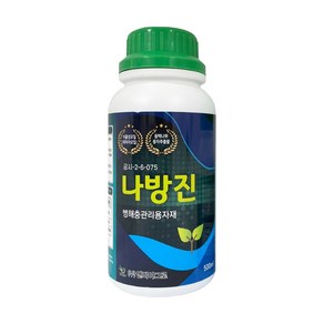 스마트한농부 나방진 500ml 유기농 친환경 살충제 고추 담배나방 배추벌레 진딧물 뿌리파리 응애 노린재 미국선녀벌레 혹명 흰불 굴 파밤 거세미 심식 나방, 1개