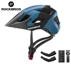 ROCKBROS 전기 자전거 헬멧 남자 여자 통풍 Shockpoof MTB 도로 안전 사이클링 에어로 장비, KOREA, TS-39-BW, 1개