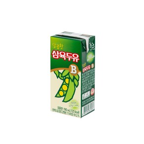 삼육두유 달콤한B, 삼육두유 달콤한B 190ml 24팩, 24개, 190ml