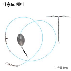 어피싱 원투낚시채비 다용도 채비, 1개