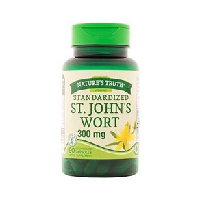 Natues Tuth St. Johns Wot Extact 300 mg Supplement 90 Count, 1개, 90정