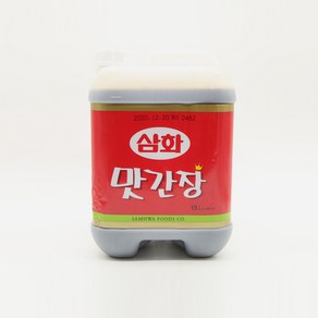 업소용 대용량 덕용말통) 삼화 맛간장 13L, 1개