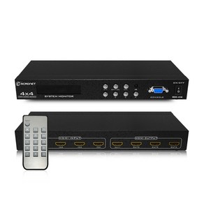 아크로넷 VDK-414 4K HDMI 매트릭스 스위치 4포트 리모컨 지원