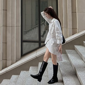 [메이빈스][무료배송/기획특가/MADE] 밀벤 셔츠 미니 원피스