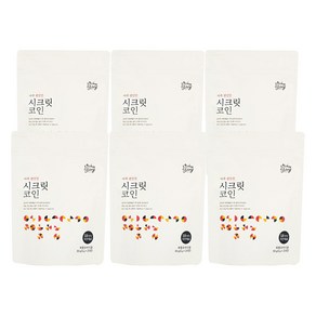 빅마마 시크릿코인 편안한 맛 코인육수 고체 동전 육수 한알, 6개, 80g