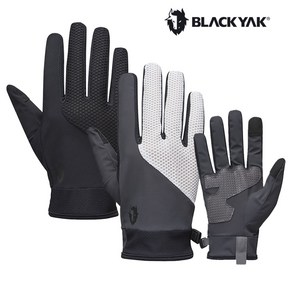 [블랙야크]24년 신상품 남여공용 스마트폰 터치 메쉬장갑 라이트롱글러브 2BYGVS4903, GRAY, 1개