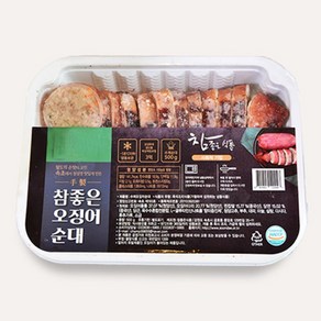 속초 오징어순대 아바이순대 중앙시장 슬라이스, 500g, 1개