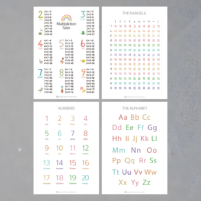 방수포스터 아기포스터 학습 유아벽보 벽보맛집