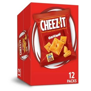 치즈잇 치즈 크래커 오리지널 12개입x28g Cheez-It Cheese Cackes Oiginal 12ct 12oz, 28g, 12개