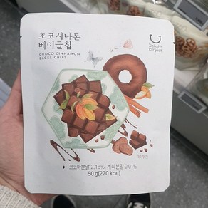 딜라이트 초코시나몬 베이글칩, 1개, 50g