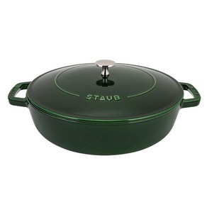 스토우브 staub 냄비 블레이저 소테빵 28cm 바질 그린 12612885 40511-478-0 법랑 []