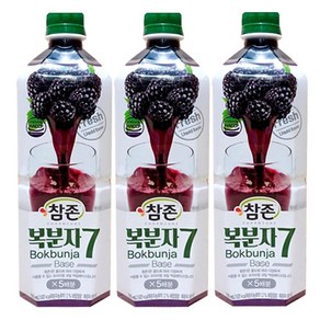 참존식품 자몽7베이스 835ml, 3개