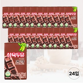 삼육두유 초코맛, 140ml, 24개