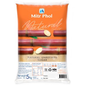 에이파크 원당 비정제원당 비정제설탕 Mit Phol, 1개, 5kg