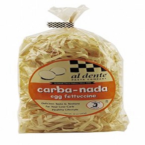 1 Al Dente Caba-Nada Egg Fettuccine 10 Ounce (Pack of 1) Bag 1 알 덴테 카르바나다 에그 페투치니 10온스(1팩) 봉지, 283g, 1개