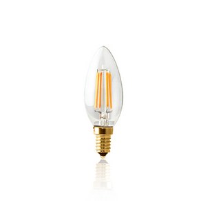 포커스엘이디 LED 촛대구 COB 3.5W E14, 전구색, 1개