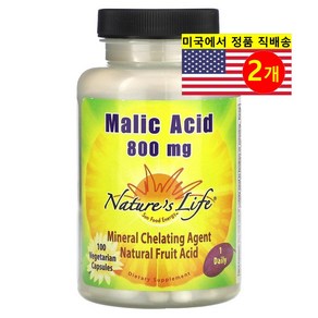 Nature's Life 미네랄 말산 800mg Malic Acid