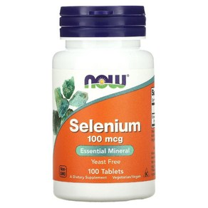 나우푸드 셀레늄 100mcg 100정 셀렌 셀레니움 Selenium 무기질, 250개