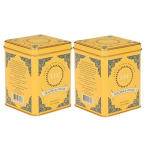 Harney & Son's Teabags Peaches & Ginger Black Tea 2 Pack 20 Sachets Each Caffeinated Sweet &