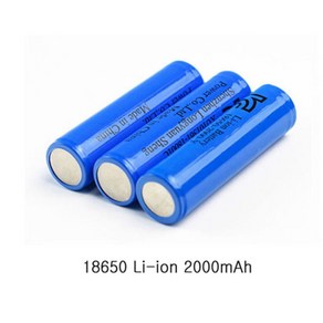 (포워드테크) 18650 배터리 2000mAh 보호회로 3.7v 리튬이온 충전지 배터리 KC인증 고출력 1개, 1개입