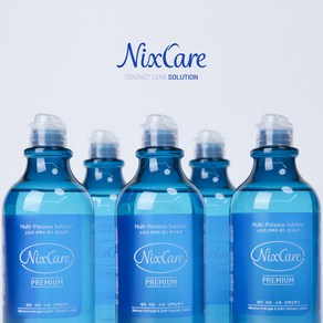 소프트렌즈 보존액 세척액 Nixcae 360ml 2개+160ml 2개+렌즈용품증정 / 미생물시험성적서확인 닉스케어 프리미엄, 1개