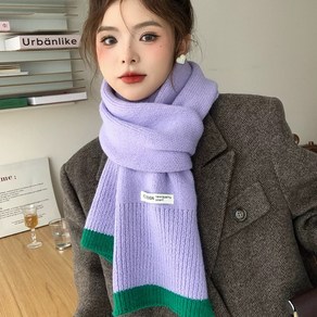 로엔나 데일리 울 니트숄 숏머플러 쁘띠 여성 목도리