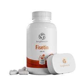 롱라이프뉴트리 Fisetin 100mg 바이오플라보노이드 폴리페놀 120베지캡슐 (842951), 롱라이프뉴트리 Fisetin 100mg 바이오플라보노이, 1개, 120정