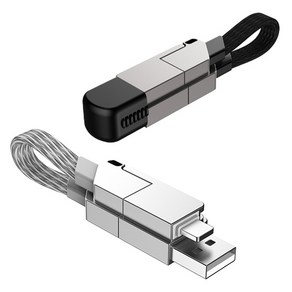 트렌스아이언 6in1 USB A to C타입 젠더 라이트닝 8핀 OTG 젠더