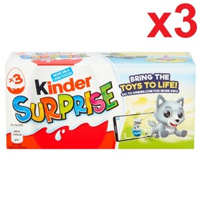 3매입 3개 총 9알 킨더 서프라이즈 에그 Kinder Surprise Egg