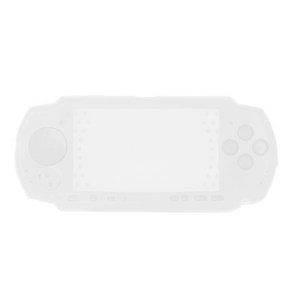 휴대용 PSP 2000 3000 콘솔 컨트롤러 보호대 케이스용 쉘용 실리콘 소프트 보호 커버, 하얀색, 1개