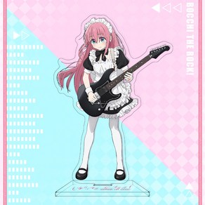 [당일출고] 봇치더락 캐릭터 일러스트 아크릴스탠드피규어 굿즈 4종 외톨이 THE ROCK Bocchi the Rock 결속밴드 고토 히토리 니지카 료 이쿠요, D타입, 1개