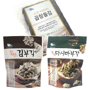 코스트코 C-WEED 씨위드 곱창돌김 150G 찹쌀 김부각 찹쌀 다시마부각, 곱창 돌김 150g(50장), 1개