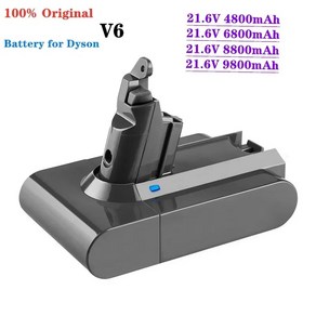 진공 청소기용 리튬 이온 배터리 V6 배터리 DC58 DC59 DC61 DC62 SV09 SV07 SV03 SV04 SV06 SV05 216V 9800mAh 신제품