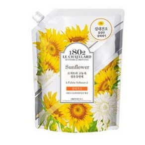 르샤트라1802 실내건조 고농축 섬유유연제 선플라워 리필, 1.6L, 5개