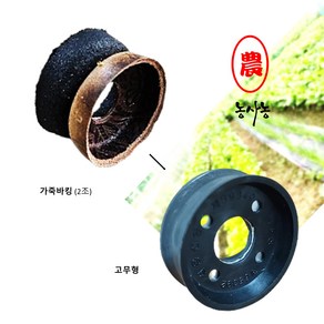 광성 배부식 수동 스텐 농약 분무기 부속 가죽 고무 바킹 (2개) (농사농), 1개, 01. 구형 (광성 스텐 가죽 바킹 2개)