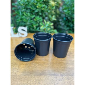[LS mall] 이색포트 12cm 롱 검정, 1개