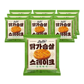 [랭킹닭컴] 맛있닭 닭가슴살 스테이크 김치아삭, 10개, 100g