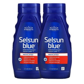 셀선블루 안티 댄드러프 비듬 샴푸 325ml 2개 Selsun Blue Anti-danduff Shampoo