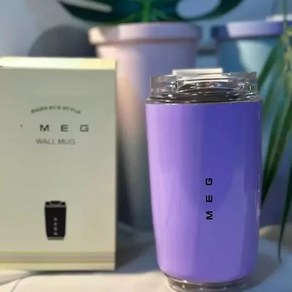 스테인레스 스틸 SMEG 물병 절연 물병 보온병 음료병 커피 컵 여행 머그잔 240ml, 1개