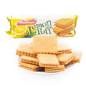 Maliban Lemon Puff 200g 말리반 레몬 퍼프 200g, 1개