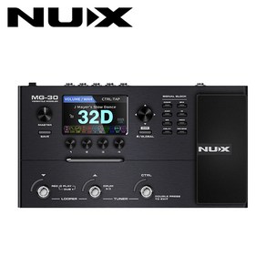 NuX MG-30 / 컴팩트 IR 멀티이펙터 (어댑터 포함), 1개