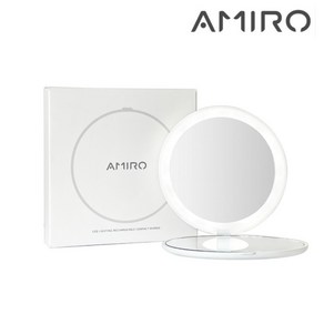 AMIRO 아미로 거울 휴대용 여행용 LED LumoPocket 여배우 조명거울 뷰티 유튜버