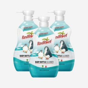 [KT알파쇼핑][엘루맘] 레드루트 젖병세정제 무향 750ml 3개