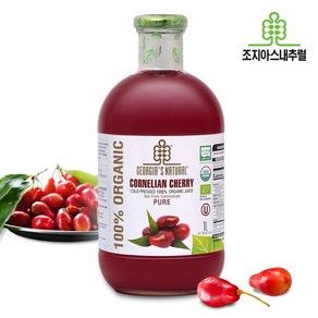 조지아스내추럴 유기농 산수유 코넬리안체리 1 000ml, 1개, 1L