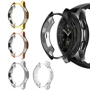 갤럭시 워치 메탈릭 TPU 실리콘 케이스 46mm ND24, 골드