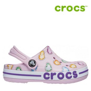 크록스 크록스 아동 샌들 /46- 207020-6GD / Kids Bayaband Graphic Clog Ballerina Pink