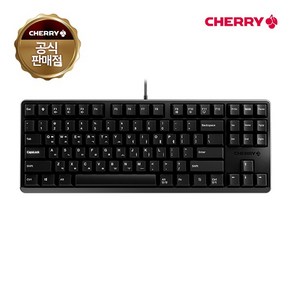 CHERRY 기계식 유선 텐키리스 키보드, 블랙, G80-3000S TKL 체리공식인증점, 저소음 적축