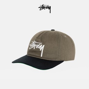 STUSSY Stussy 트렌드 로고 자수 캐주얼 피크 캡 야구 모자 24 봄 신작