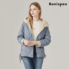 보니스팍스데일리 후드 배색 패딩 점퍼 XN4JJ024L01499797